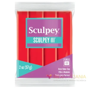 Sculpey III Rojo Fuego