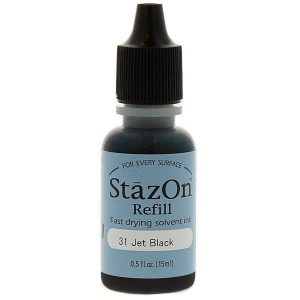 StazOn Tinta 15ml Jet Black