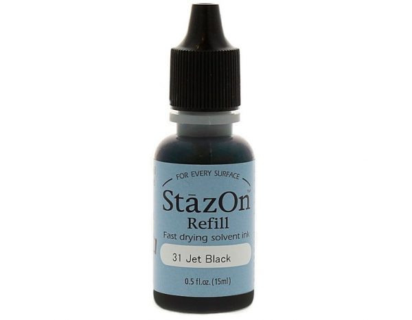 StazOn Tinta 15ml Jet Black