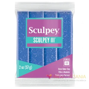 Sculpey III Azul Brillante