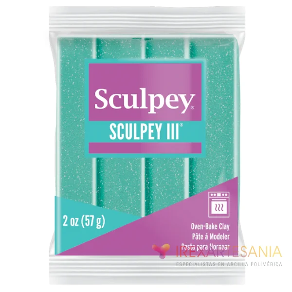 Sculpey III Turquesa Brillante