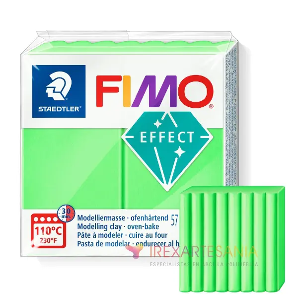 Fimo Effect Neón Verde