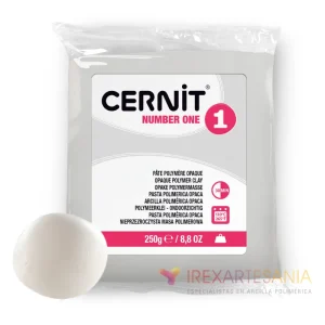 Arcilla Polimérica Cernit Number One Blanco 250g