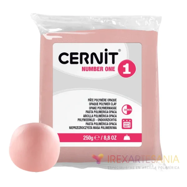 Arcilla Polimérica Cernit Number One Rosa 250g