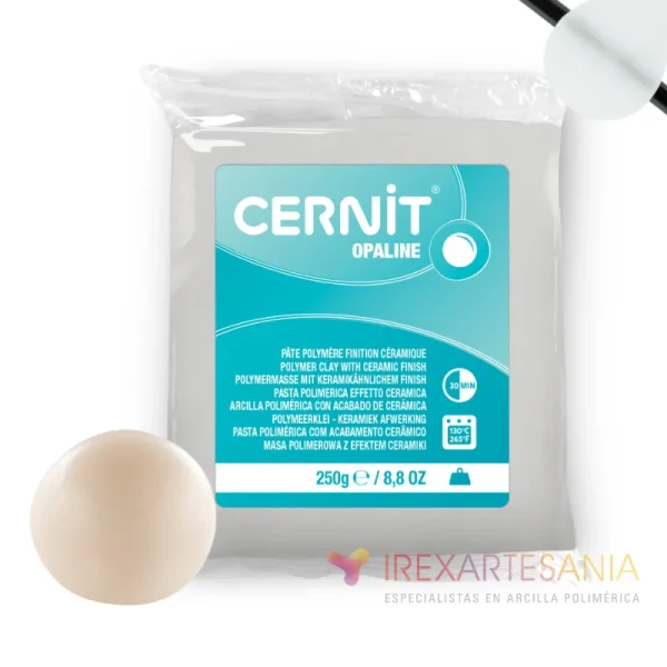 Arcilla Polimérica Cernit Opaline Blanco 250g