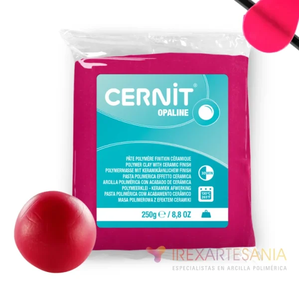 Arcilla Polimérica Cernit Opaline Magenta 250g