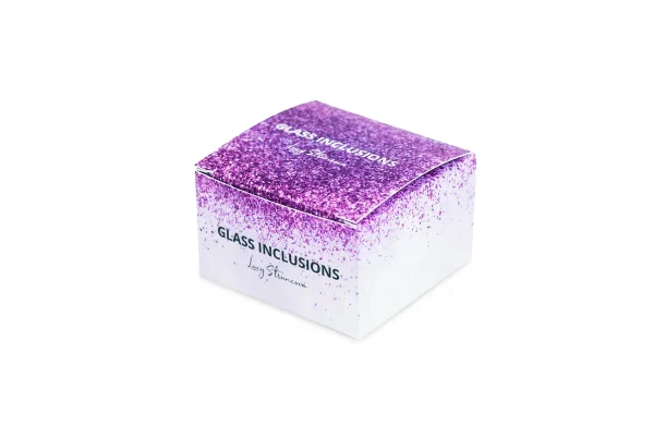 A diferencia de los pigmentos, las inclusiones de vidrio conservan su color dentro de cada partícula, por lo que mezclar dos colores no producirá un nuevo tono sino que crea un efecto único de pequeñas partículas coloridas separadas.