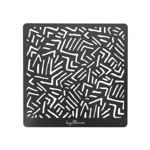 Stencil Metal Lucy Štruncová 9