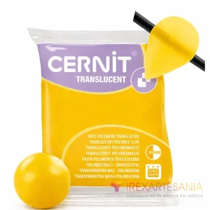 arcilla polimérica Cernit Translucent Maíz 57 g efecto translúcido
