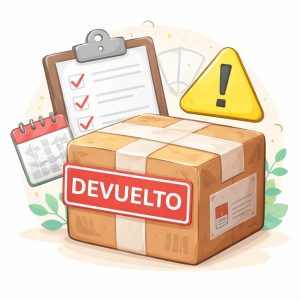 Coste de devolución por paquete no recogido