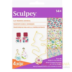 Sculpey Clay Transfers Botanical transferencias para arcilla polimérica